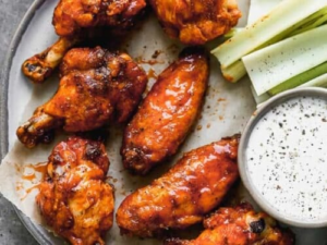 BAKED BUFFALO WINGS RECIPE