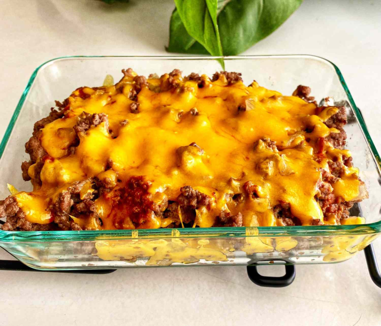 KETO CHEESEBURGER CASSEROLE RECIPE
