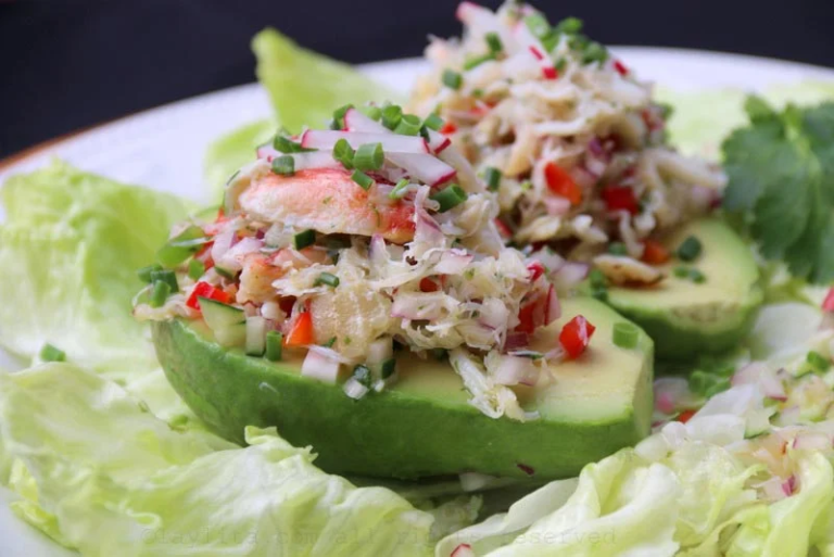 MAKE CRAB-STUFFED AVOCADO
