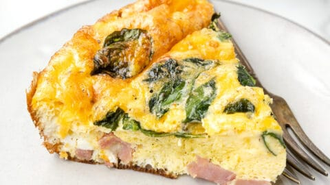 HOW TO MAKE HAM, MUSHROOM, AND SPINACH FRITTATA