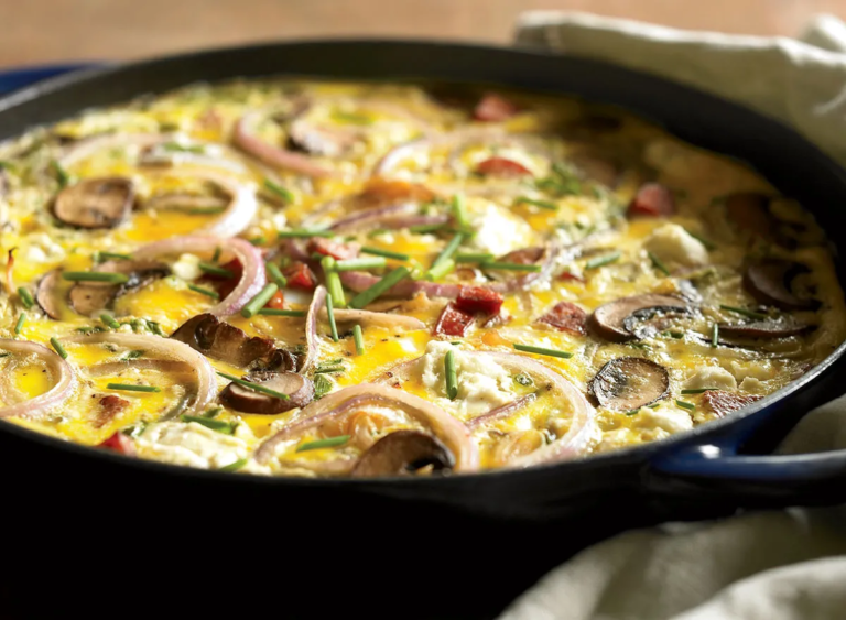 HOW TO MAKE SAUSAGE AND MUSHROOM FRITTATA