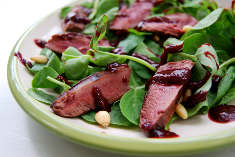 PIGEON AND BEETROOT SALAD