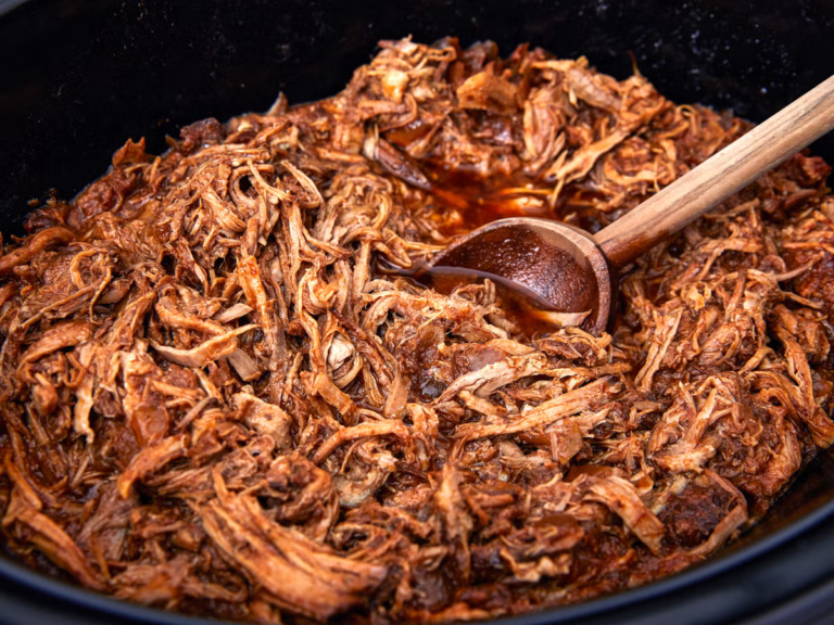 SLOW-COOKER SHREDDED PORK RECIPE
